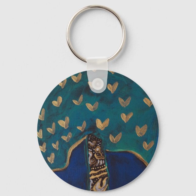 Porte-clés Anneau clé des Coeurs d'or (Recto)