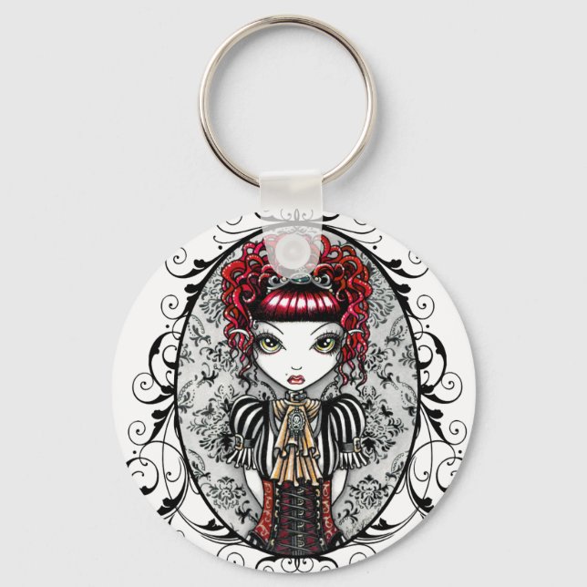 Porte-clés "Annie" Gothique Victorien Couture Porte - clé de  (Recto)