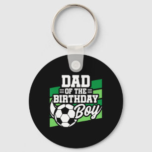 Porte-clés Anniversaire de football - Anniversaire Papa - Nai