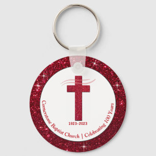 Porte-clés Anniversaire de l'église Souvenir Party Favoriser 