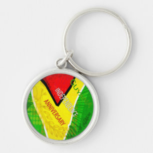 Porte-clés Anniversaire de l'indépendance de la Guyane