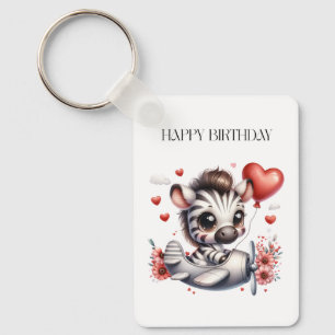 Porte-clés Anniversaire de Zebra Pilot
