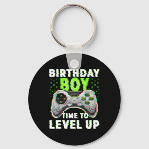Porte-clés Anniversaire Garçon Temps Pour Augmenter Jeux Vidé
