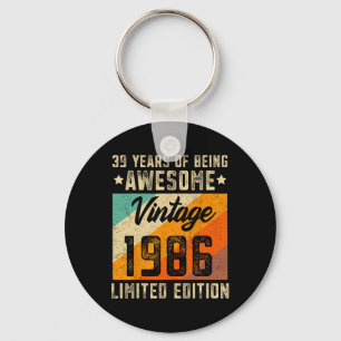 Porte-clés &#; Anniversaire Hommes &#; Années Femmes âgées 19