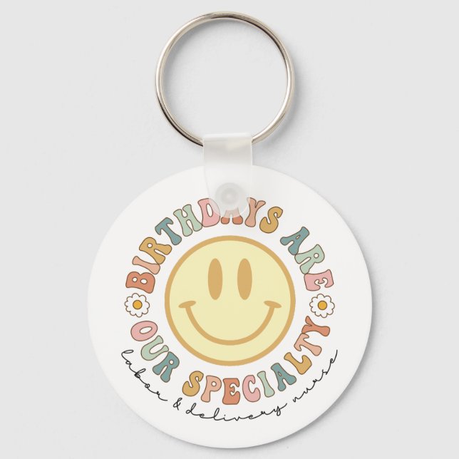 Porte-clés Anniversaires sont notre spécialité, L et D infirm (Recto)