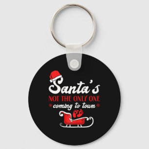 Porte-clés Annonce de grossesse de Noël du Père Noël