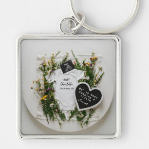 Porte-clés Annonce de grossesse Wildflower Cadeau de révélati