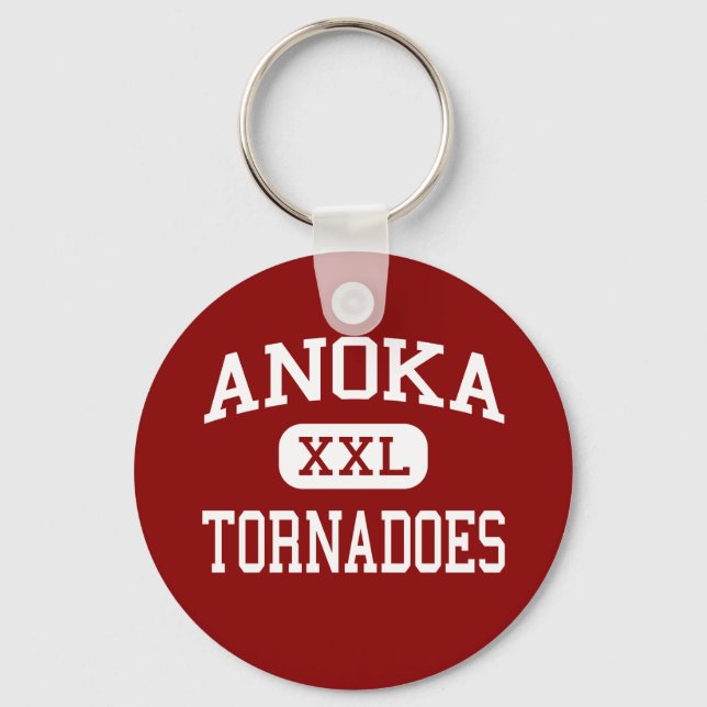 Porte-clés Anoka - Tornades - Lycée - Anoka Minnesota (Recto)