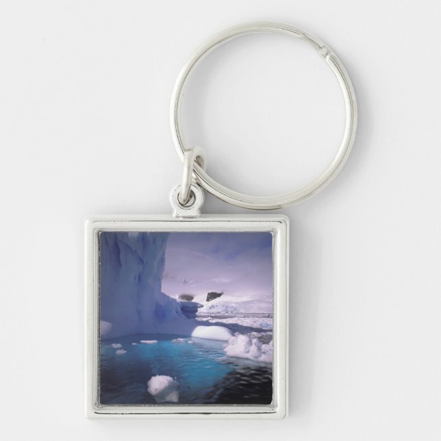 Porte-clés Antarctique. Paysages glaciaires antarctiques 2 (Devant)