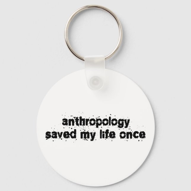 Porte-clés Anthropologie M'A Sauvé La Vie Une Fois (Recto)