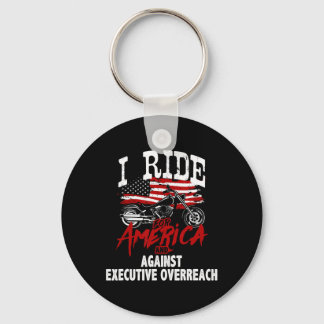Porte-clés Anti Trump Biker Resist Against Executive Overreac