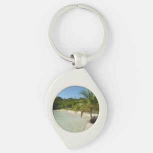 Porte-clés Antiguan Beach Beautiful Tropical Landscape