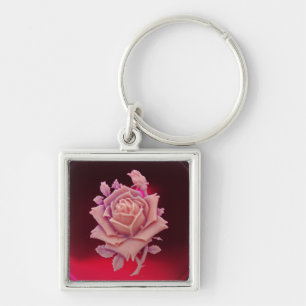 PORTE-CLÉS ANTIQUE CAMEO / BEAUTIFUL ROSE