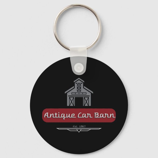 Porte-clés Antique Car Barn Keychain  (Recto)