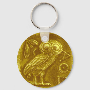 PORTE-CLÉS ANTIQUE OWL