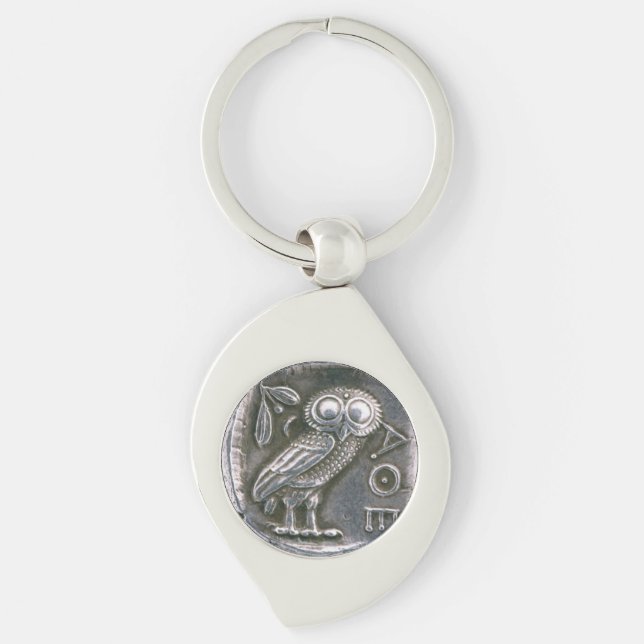 PORTE-CLÉS ANTIQUE OWL (Devant)