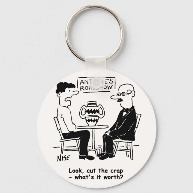 Porte-clés Antiquités Expert. Ça vaut la peine d'une évaluati (Recto)