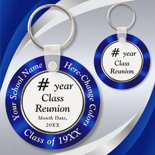 Porte-clés ANY YEAR, COLORS Personalized Class Reunion Gifts