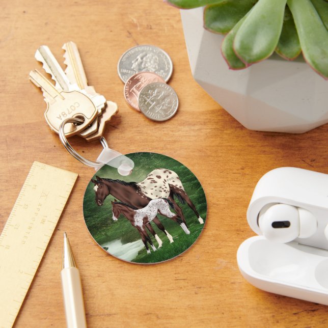 Porte-clés Appaloosa Cheval Mare et Foie (Bureau)