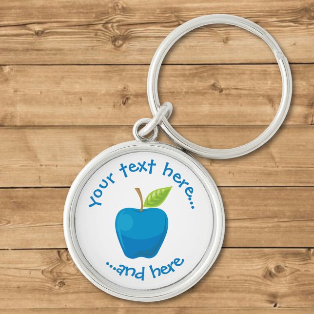 Porte-clés Apple Blue (Créateur téléchargé)
