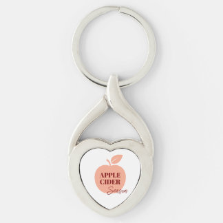 Porte-clés Apple Cider Metal Keychain