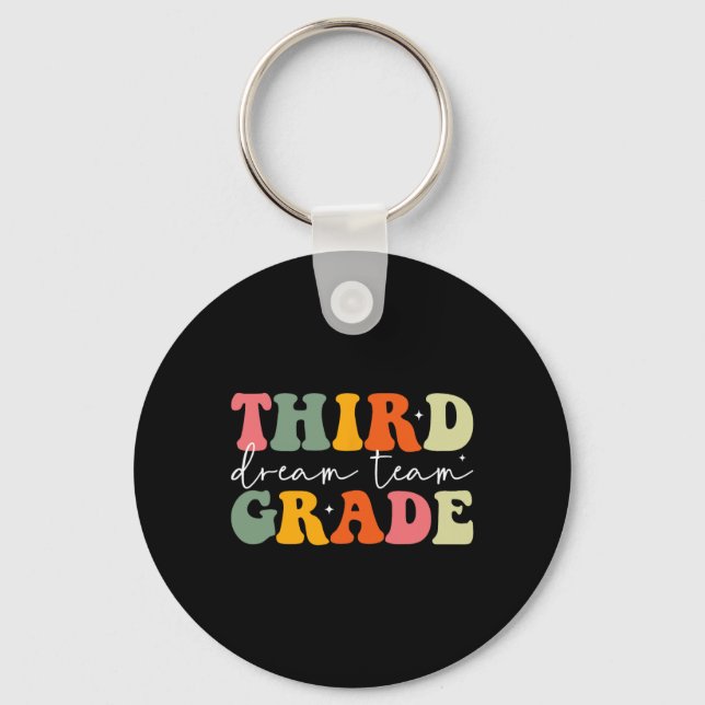 Porte-clés Appréciation De L'Enseignant À L'École Troisième G (Recto)