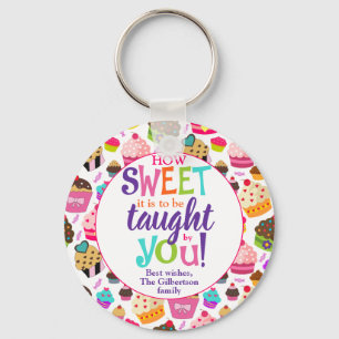 Porte-clés Appréciation de l'enseignant à quel point la cupca