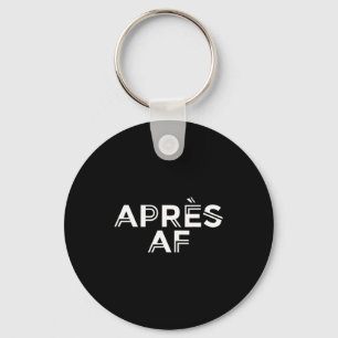 Porte-clés Après-ski drôle de ski snowboard hiverAprès-ski