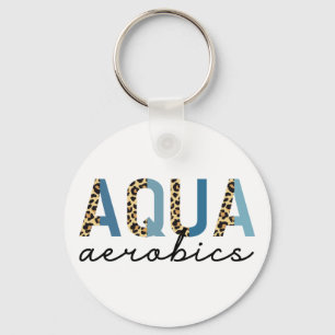 Porte-clés Aqua Aerobics Empreinte Cheetah Livres d'aquagym