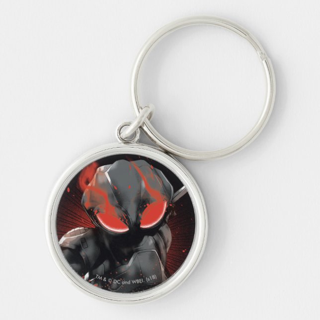 Porte-clés Aquaman | Black Manta Red Swipe Graphic (Devant)