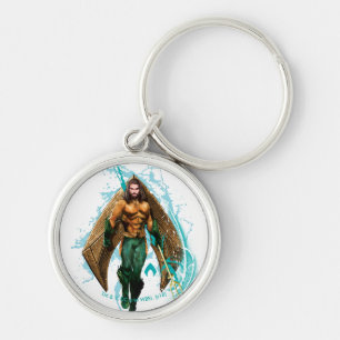 Porte-clés Aquaman   Prince Orin Avec Logo Aquaman