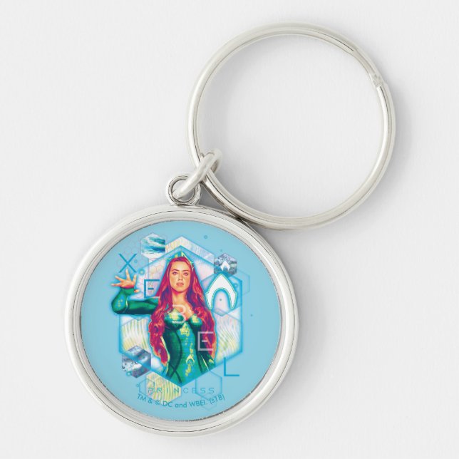 Porte-clés Aquaman | Xebel Princess Mera Hexagonal (Devant)