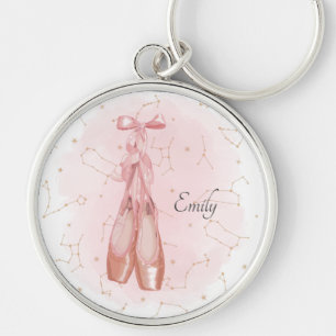 Porte-clés Aquarelle Ballerina Dancer Thème