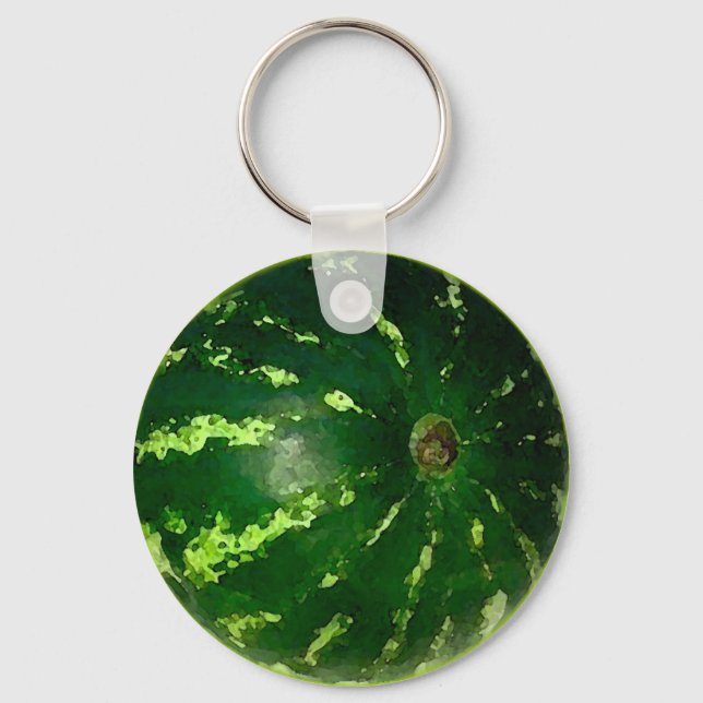 Porte-clés Aquarelle de pastèque - Porte - clé (Recto)