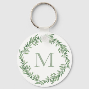 Porte-clés Aquarelle Rosemary Wreath Golf Balls