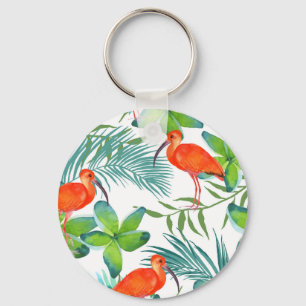 Porte-clés Aquarelles : motif vintage sans soudure.