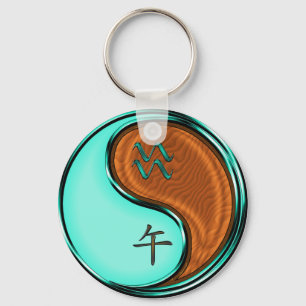 Porte-clés Aquarius & Bois Horse