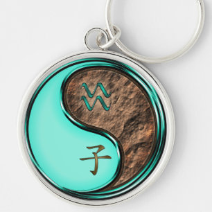 Porte-clés Aquarius et Rat de la Terre