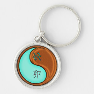 Porte-clés Aquarius & Wood Rabbit