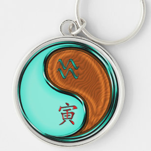 Porte-clés Aquarius & Wood Tiger