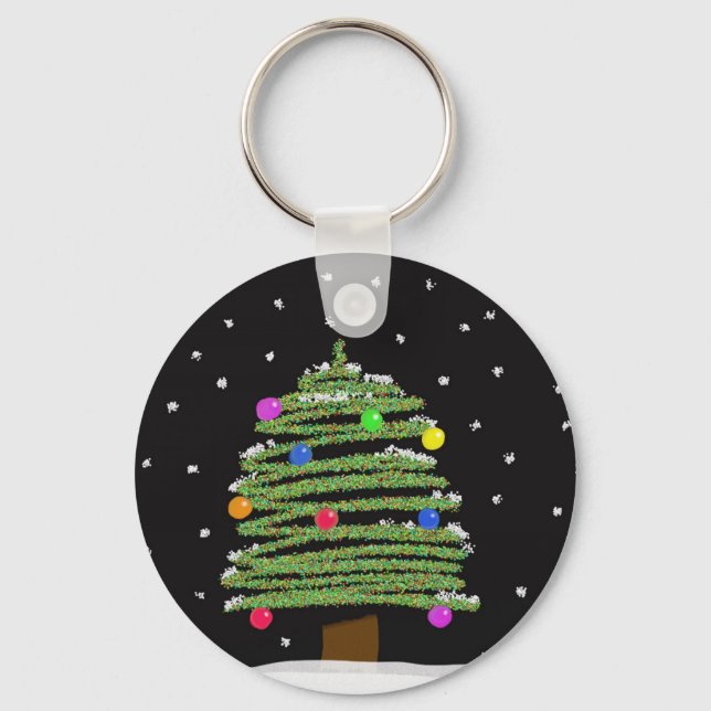Porte-clés Arbre de Noël (Recto)