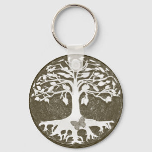 Porte-clés Arbre de vie Nouveaux débuts par Amelia Carrie