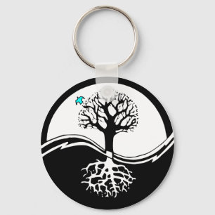 Porte-clés Arbre de Yin Yang