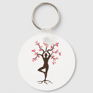 Porte-clés Arbre de yoga