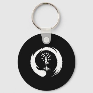 Porte-clés Arbre de yoga de la vie Yin Yang Méditation