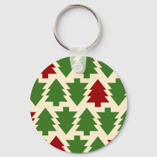Porte-clés Arbres de Noël Motif de vacances