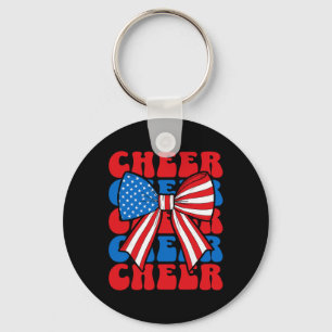Porte-clés Arc de Cheerleader Coquette Sport États-Unis Améri