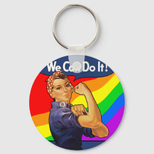 Porte-clés Arc-en-ciel Rosie