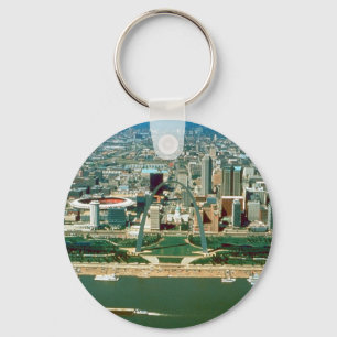 Porte-clés Arc et Skyline de Saint-Louis