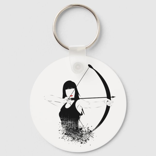 Porte-clés Archer féminin (Recto)